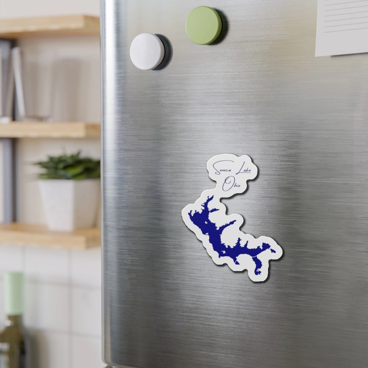 Ohio  Seneca  Lake  Die  Cut  Magnet  front  position  view  from  context-2  4  x  4.webp