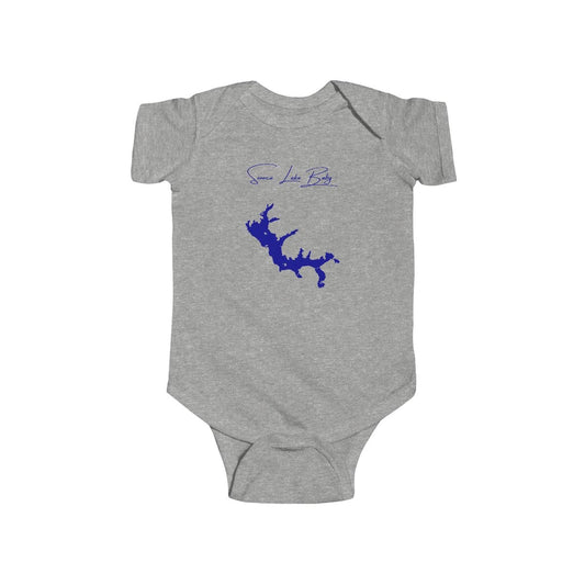 Ohio  Seneca  Lake  Onesie  front  position  view  from  front  heather.webp