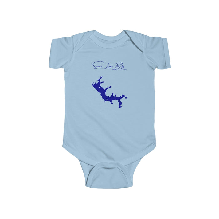 Ohio  Seneca  Lake  Onesie  front  position  view  from  front  light  blue.webp