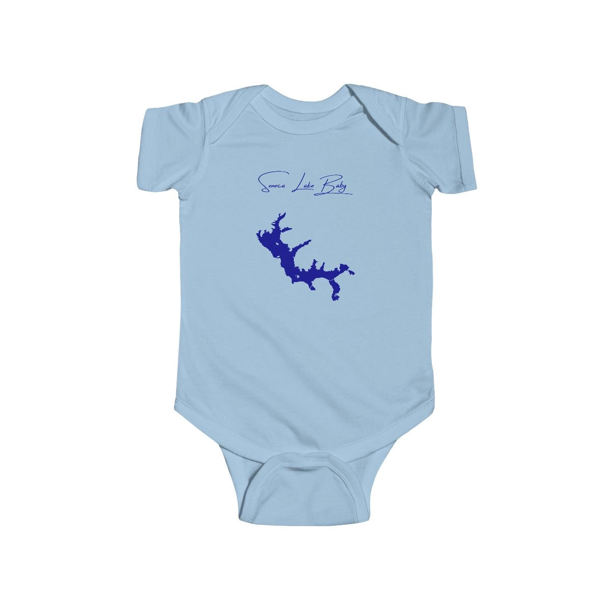 Ohio  Seneca  Lake  Onesie  front  position  view  from  front  light  blue.webp