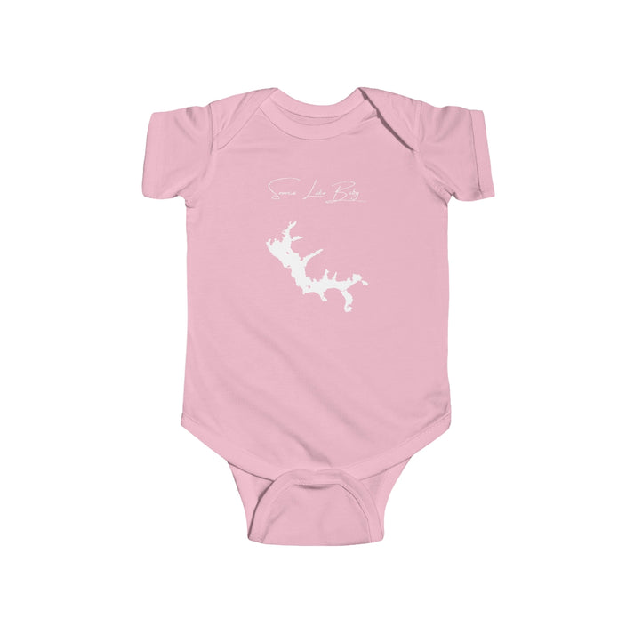 Ohio  Seneca  Lake  Onesie  front  position  view  from  front  pink.webp