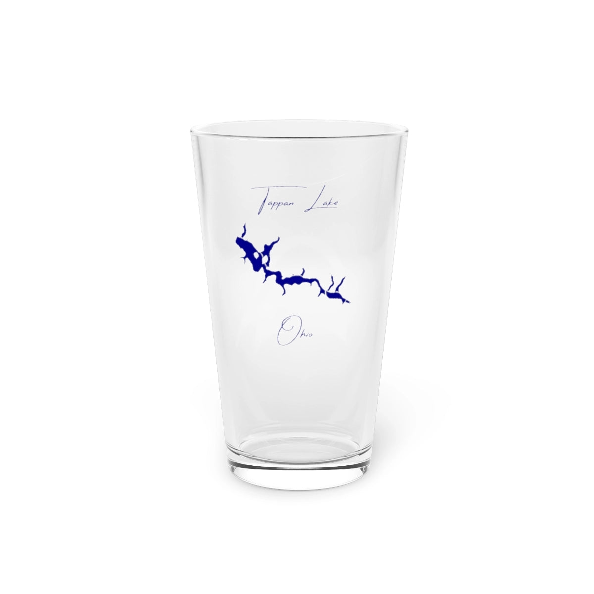 Ohio  Tappan  Lake  16oz  Pint  Glass  front  position  view  from  front  16oz.webp