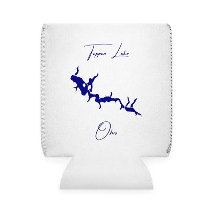 Ohio  Tappan  Lake  Can  Koozie  front  position  view  from  front-1  white.webp