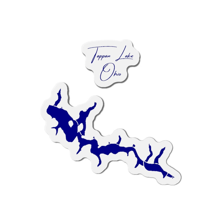 Ohio  Tappan  Lake  Die  Cut  Magnet  front  position  view  from  front  4  x  4.webp