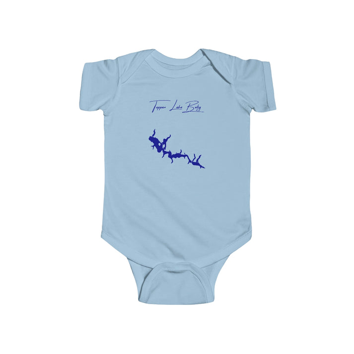 Ohio  Tappan  Lake  Onesie  front  position  view  from  front  light  blue.webp