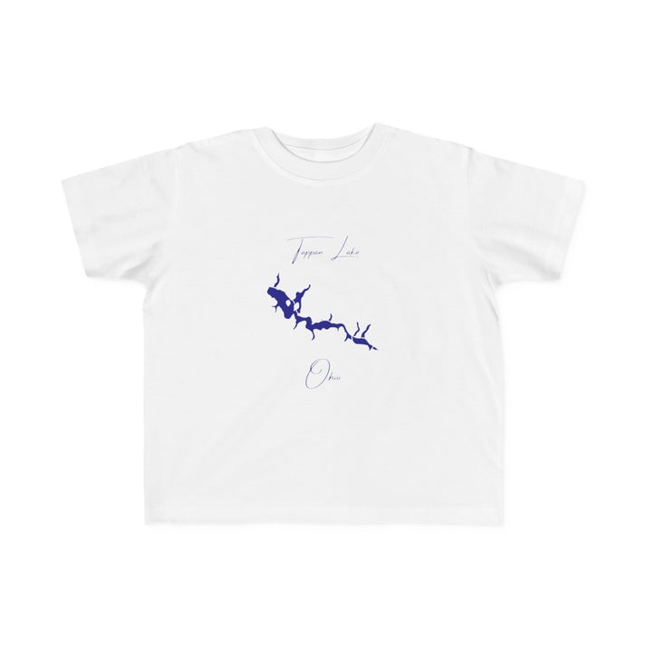 Ohio  Tappan  Lake  Toddler  T-shirt  front  position  view  from  front  white.webp