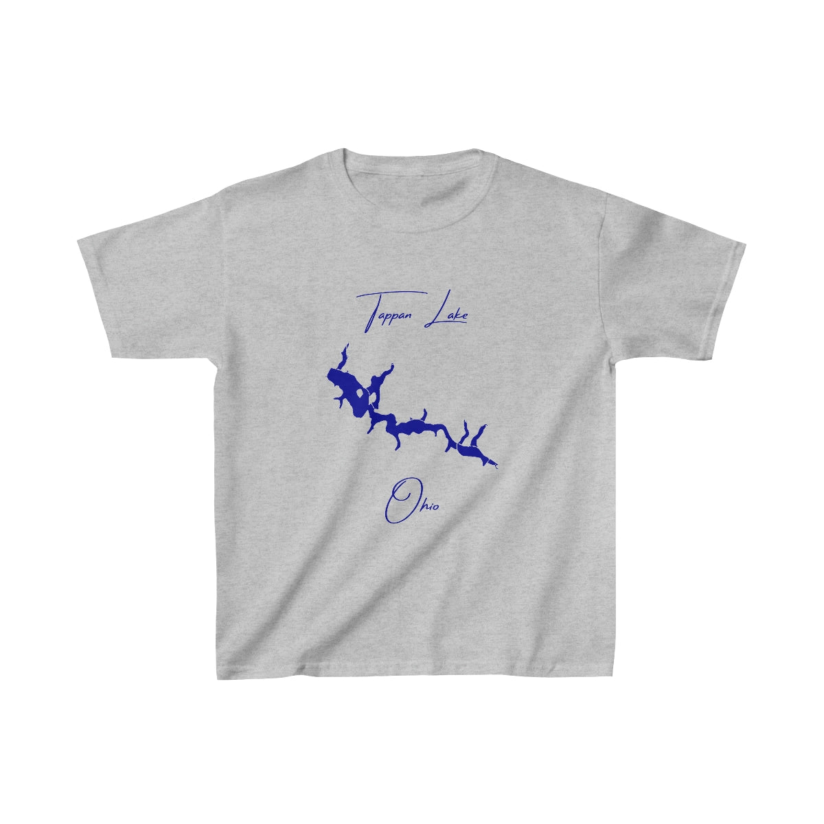 Ohio  Tappan  Lake  Youth  T-shirt  front  position  view  from  front  sport  grey.webp