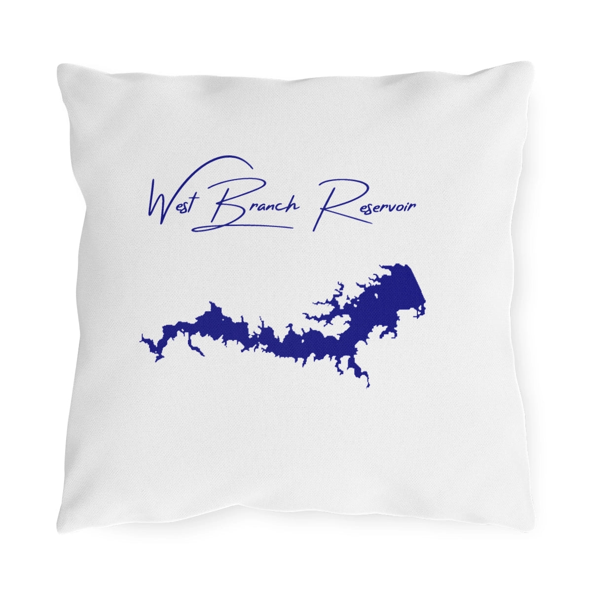 Ohio  West  Branch  Reservoir  Outdoor  Pillow  front  position  view  from  front  16  x  16.webp
