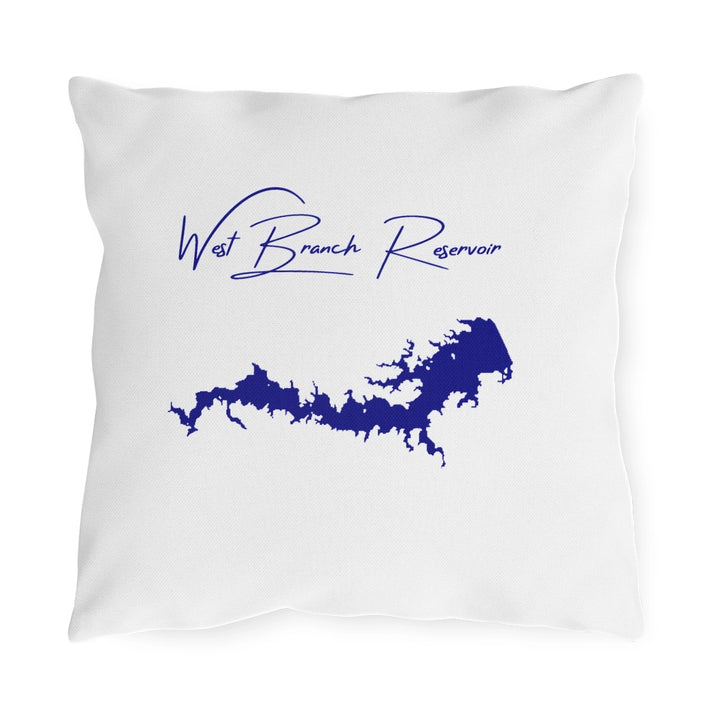 Ohio  West  Branch  Reservoir  Outdoor  Pillow  front  position  view  from  front  16  x  16.webp