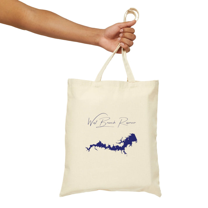 Ohio  West  Branch  Reservoir  Tote  Bag  other  position  view  from  context-front  15  x  16.webp
