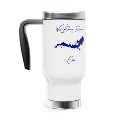 Ohio  West  Branch  Reservoir  Travel  Mug  other  position  view  from  left  14oz.webp