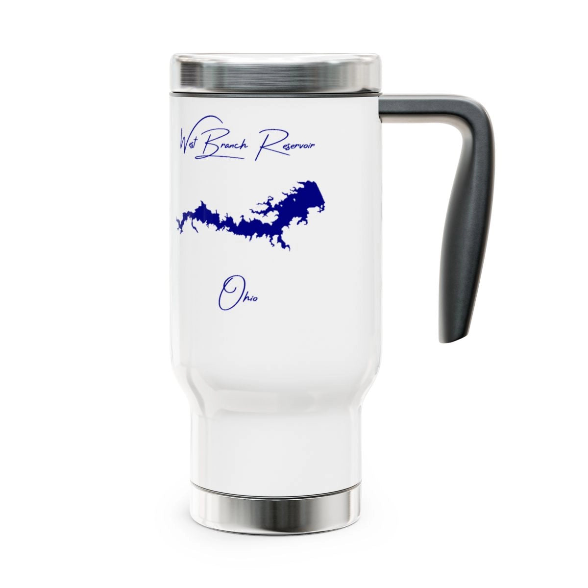 Ohio  West  Branch  Reservoir  Travel  Mug  other  position  view  from  right  14oz.webp