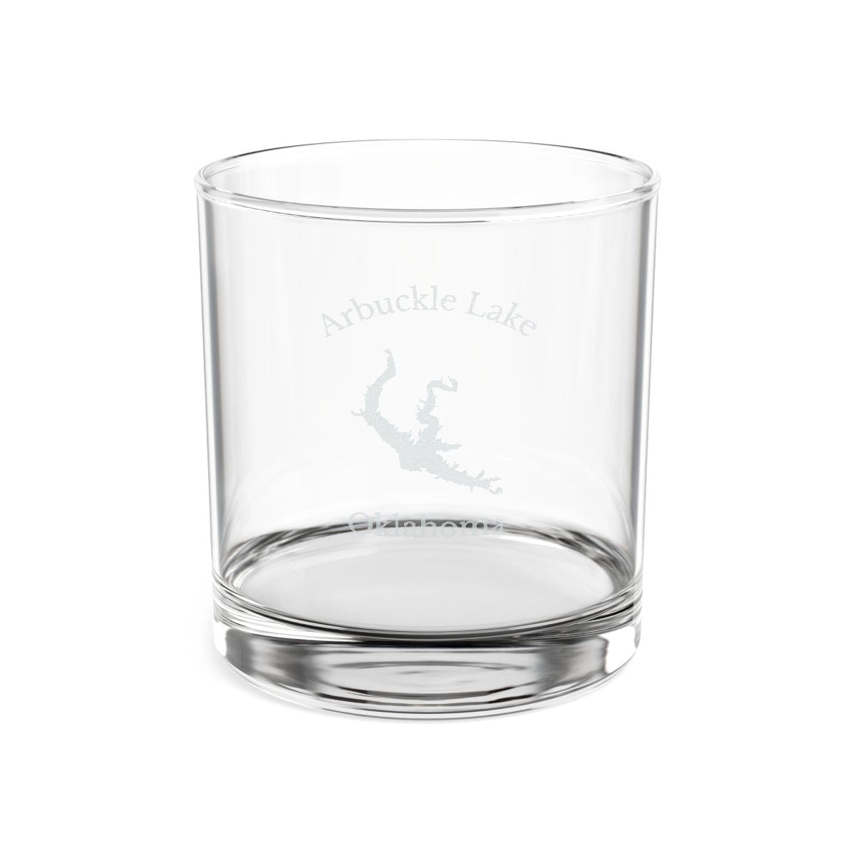 Oklahoma  Arbuckle  Lake  Engraved  Whiskey  Glass  other  position  view  from  front  10.5oz.webp