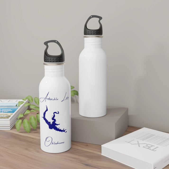 Oklahoma  Arbuckle  Lake  Water  bottle  other  position  view  from  context-2  white.webp