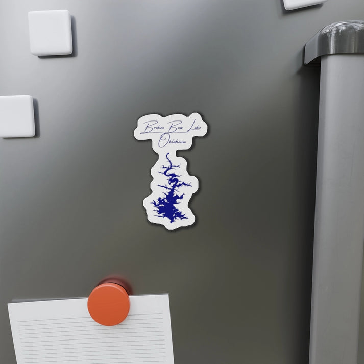 Oklahoma  Broken  Bow  Lake  Die  Cut  Magnet  front  position  view  from  context-1  4  x  4.webp