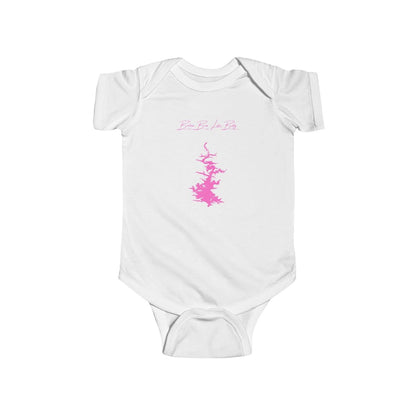 Oklahoma  Broken  Bow  Lake  Onesie  front  position  view  from  front  white.webp