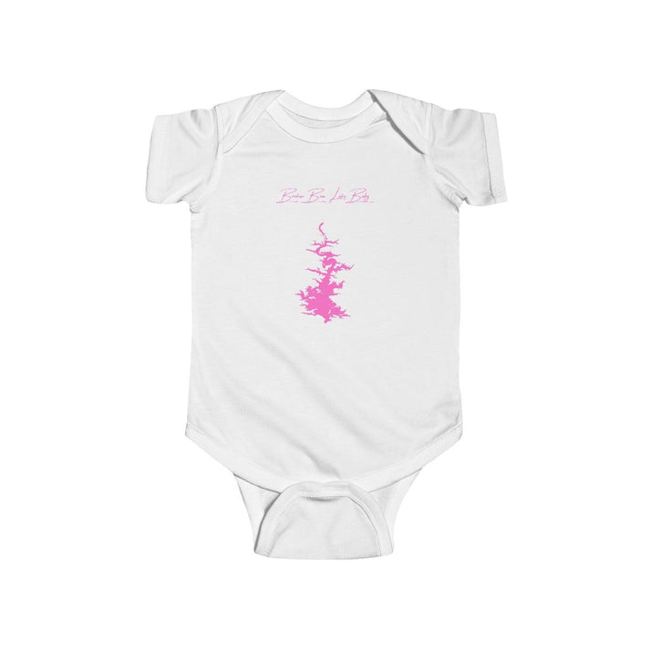 Oklahoma  Broken  Bow  Lake  Onesie  front  position  view  from  front  white.webp