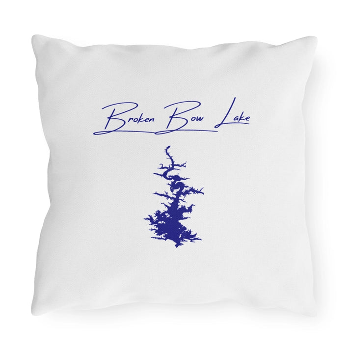 Oklahoma  Broken  Bow  Lake  Outdoor  Pillow  back  position  view  from  back  16  x  16.webp