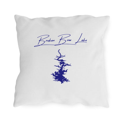 Oklahoma  Broken  Bow  Lake  Outdoor  Pillow  back  position  view  from  back  18  x  18.webp