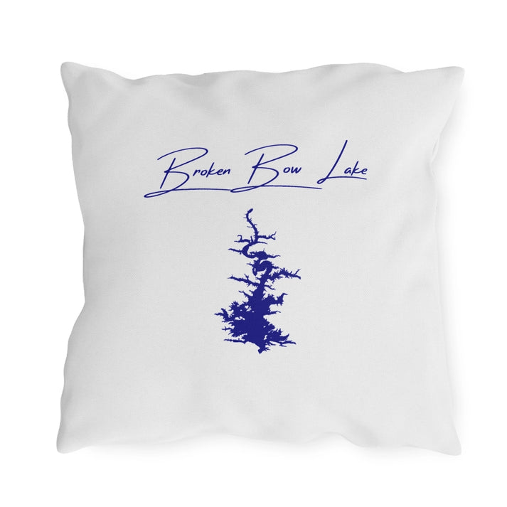 Oklahoma  Broken  Bow  Lake  Outdoor  Pillow  back  position  view  from  back  18  x  18.webp