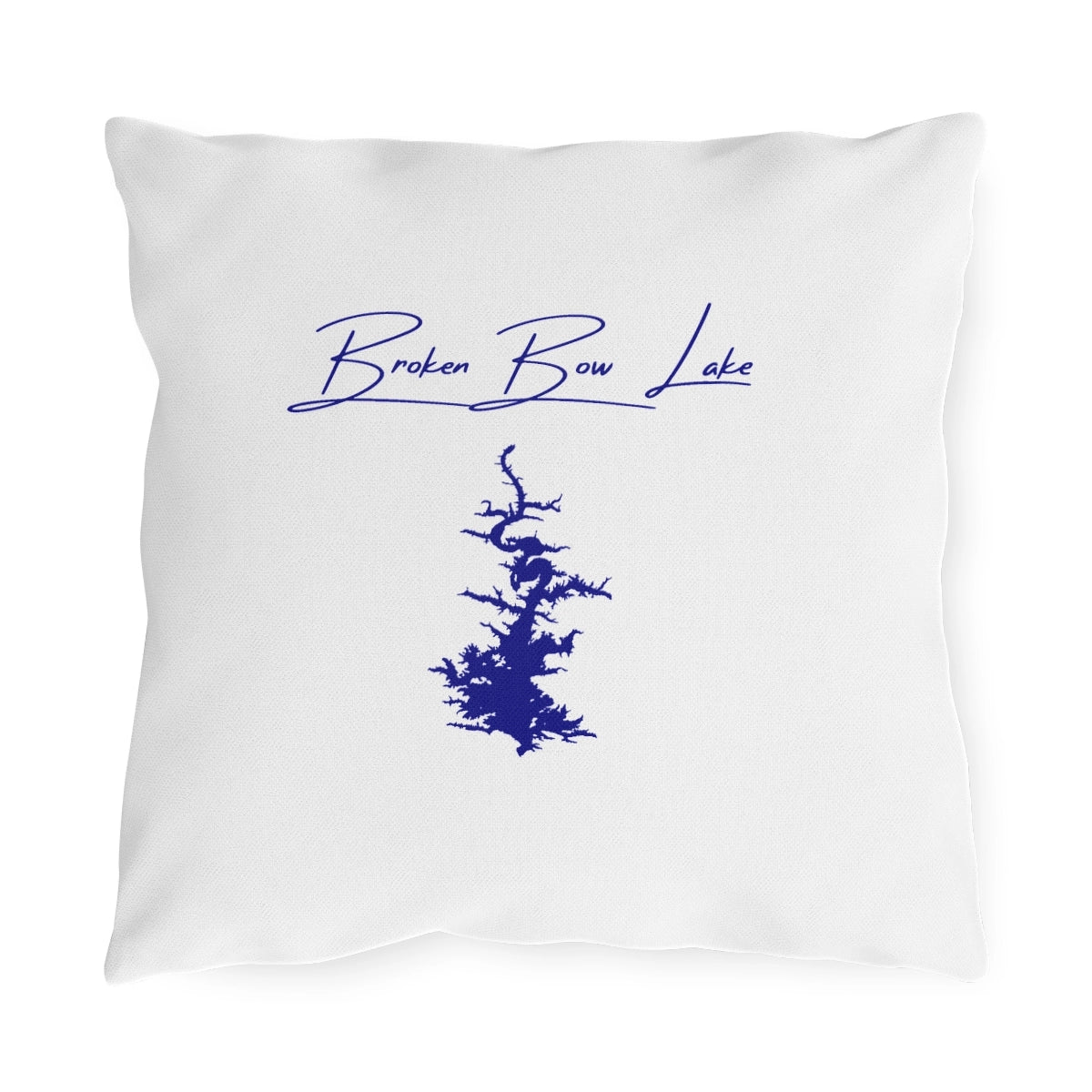 Oklahoma  Broken  Bow  Lake  Outdoor  Pillow  front  position  view  from  front  16  x  16.webp