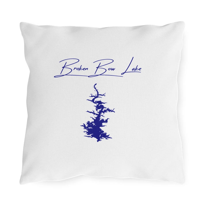Oklahoma  Broken  Bow  Lake  Outdoor  Pillow  front  position  view  from  front  16  x  16.webp
