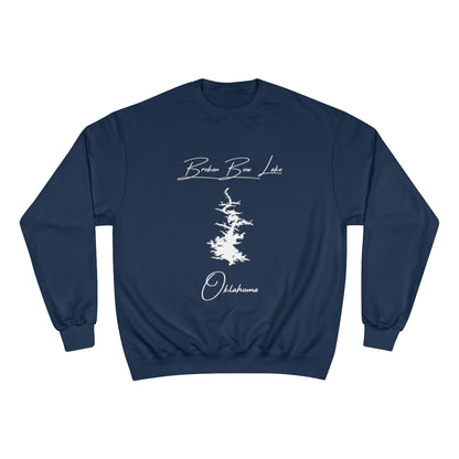 Oklahoma  Broken  Bow  Lake  Sweatshirt  front  position  view  from  front  navy.webp