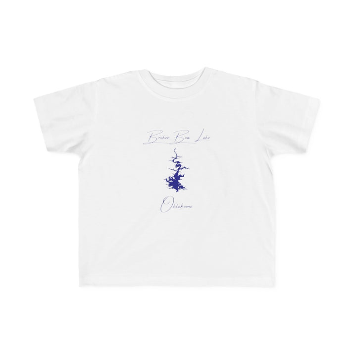 Oklahoma  Broken  Bow  Lake  Toddler  T-shirt  front  position  view  from  front  white.webp