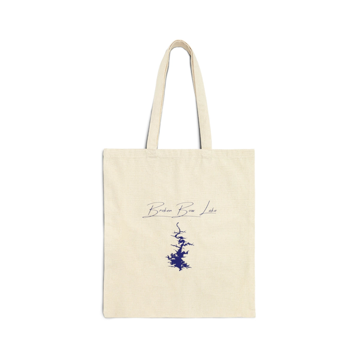 Oklahoma  Broken  Bow  Lake  Tote  Bag  back  position  view  from  back  15  x  16.webp