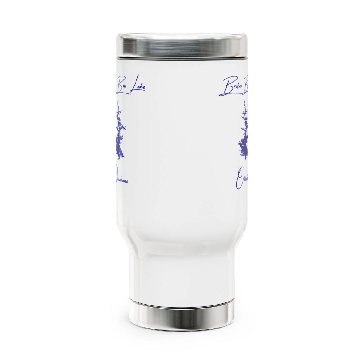 Oklahoma  Broken  Bow  Lake  Travel  Mug  other  position  view  from  front  14oz.webp