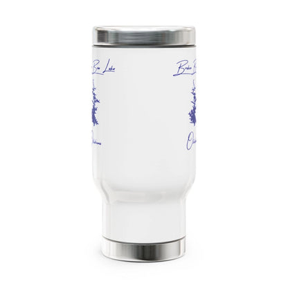 Oklahoma  Broken  Bow  Lake  Travel  Mug  other  position  view  from  front  14oz.webp