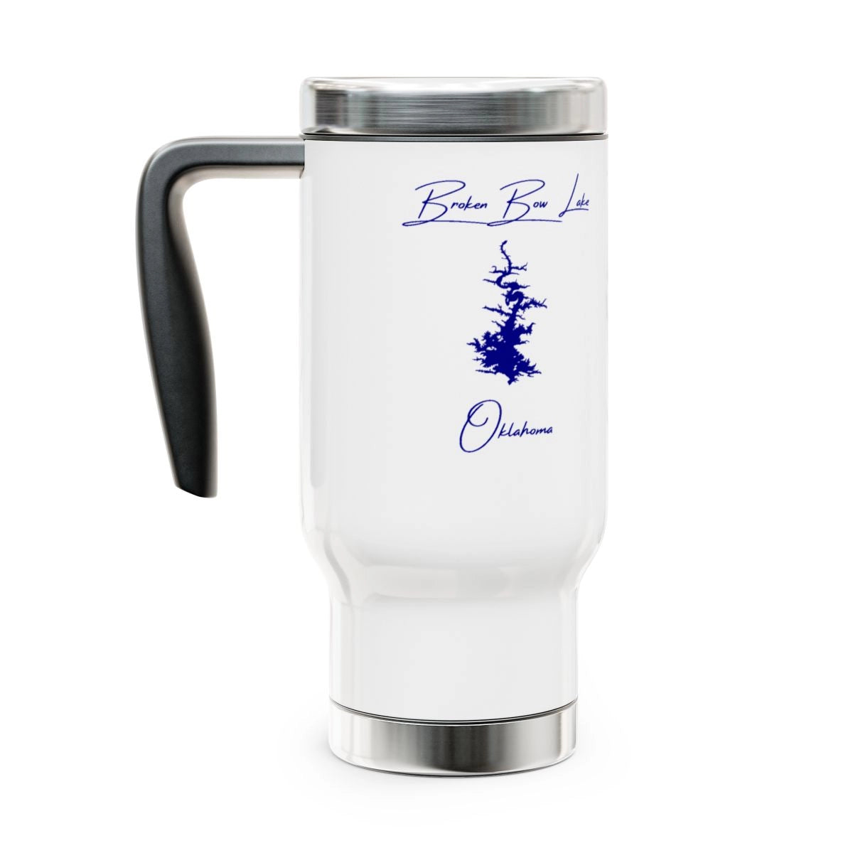 Oklahoma  Broken  Bow  Lake  Travel  Mug  other  position  view  from  left  14oz.webp