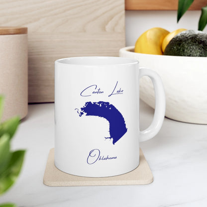 Oklahoma  Canton  Lake  Ceramic  Mug  other  position  view  from  context-4  11oz.webp