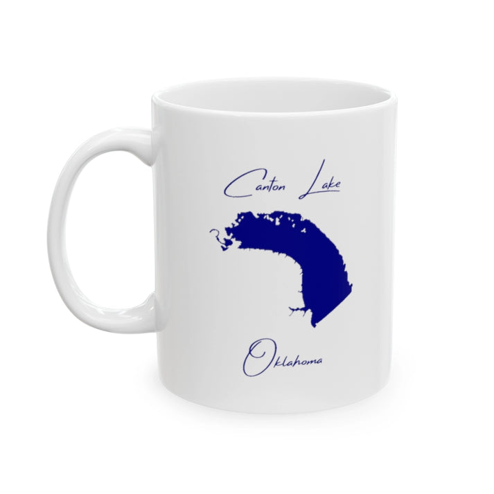 Oklahoma  Canton  Lake  Ceramic  Mug  other  position  view  from  left  11oz.webp