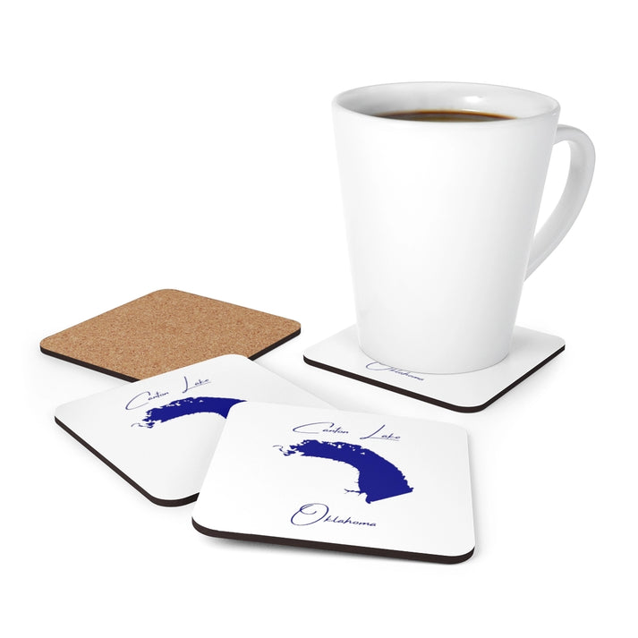 Oklahoma  Canton  Lake  Coaster  Set  front  position  view  from  context-1  3.75  x  3.75.webp