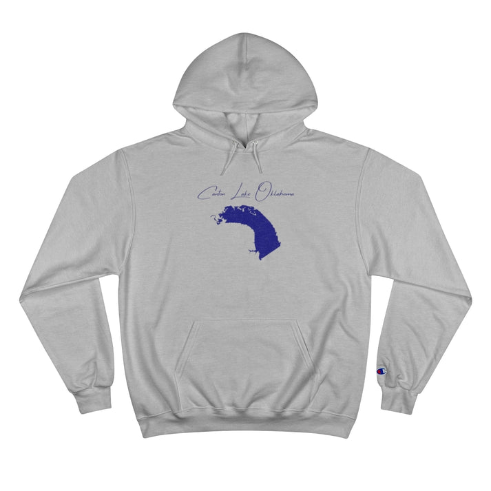 Oklahoma  Canton  Lake  Hoodie  front  position  view  from  front  light  steel.webp
