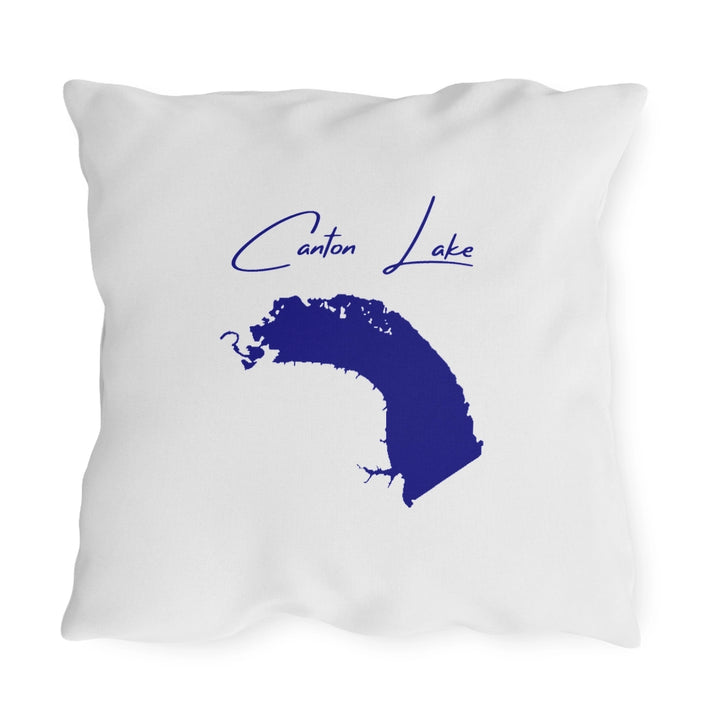 Oklahoma  Canton  Lake  Outdoor  Pillow  back  position  view  from  back  20  x  20.webp