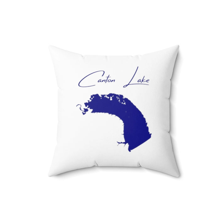 Oklahoma  Canton  Lake  Pillow  front  position  view  from  front  16  x  16.webp