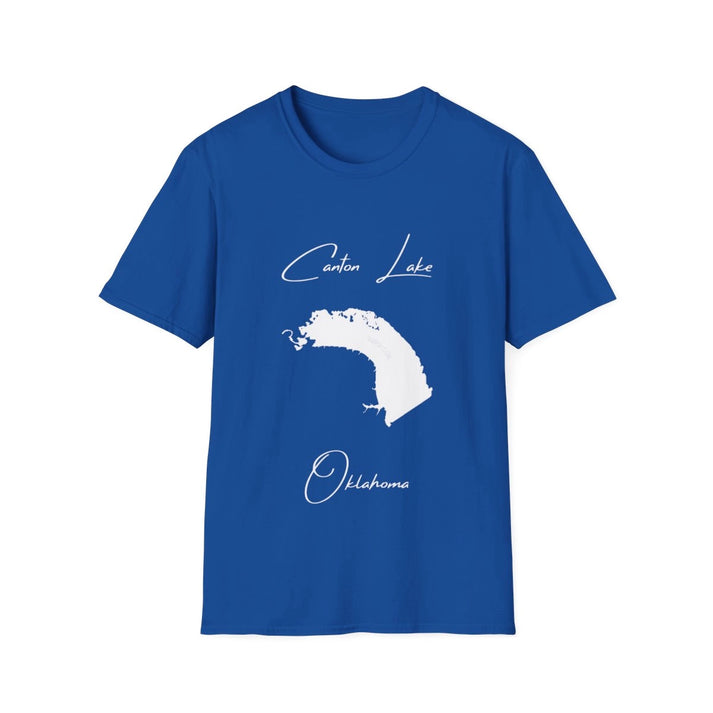 Oklahoma  Canton  Lake  T-shirt  front  position  view  from  front  royal.webp