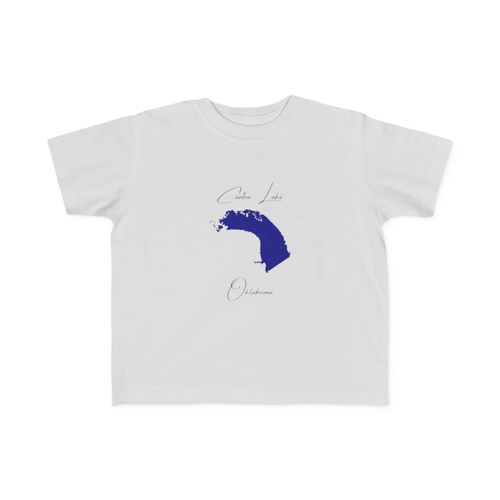 Oklahoma  Canton  Lake  Toddler  T-shirt  front  position  view  from  front  silver.webp