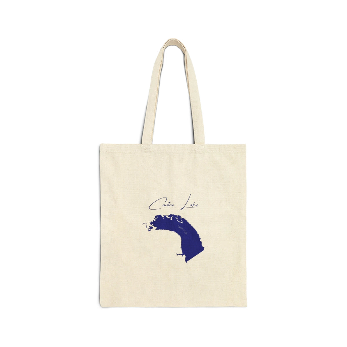 Oklahoma  Canton  Lake  Tote  Bag  front  position  view  from  front  15  x  16.webp