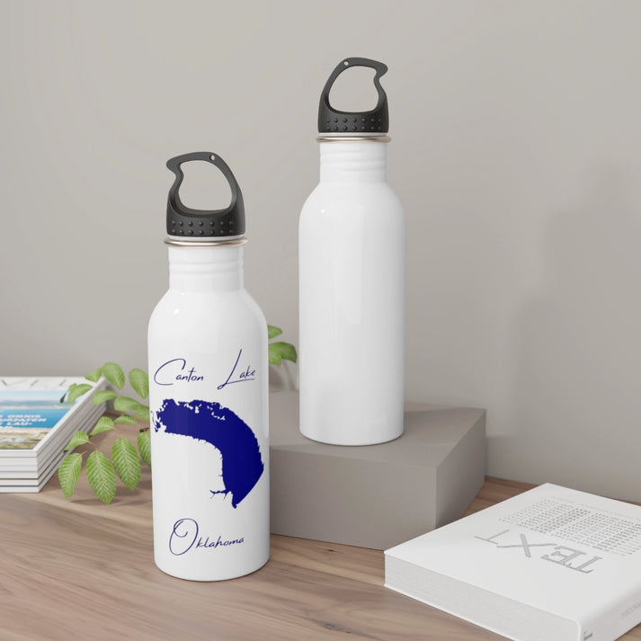 Oklahoma  Canton  Lake  Water  bottle  other  position  view  from  context-2  white.webp