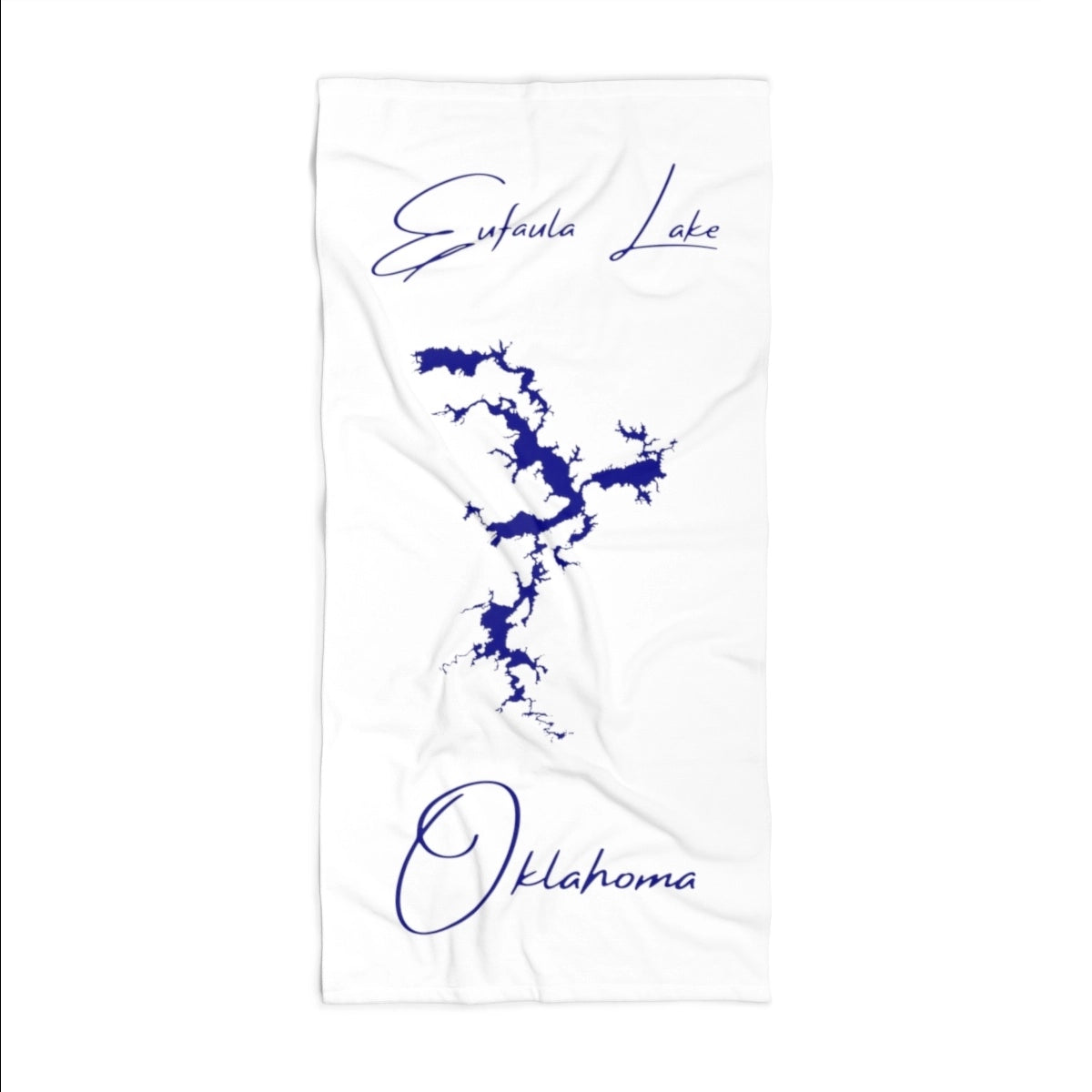 Oklahoma  Eufaula  Lake  Beach  Towel  front  position  view  from  front  36  x  72.webp