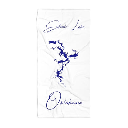 Oklahoma  Eufaula  Lake  Beach  Towel  front  position  view  from  front  36  x  72.webp