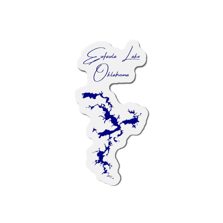 Oklahoma  Eufaula  Lake  Die  Cut  Magnet  front  position  view  from  front  4  x  4.webp