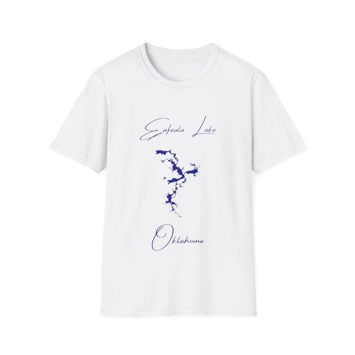 Oklahoma  Eufaula  Lake  T-shirt  front  position  view  from  front  white.webp