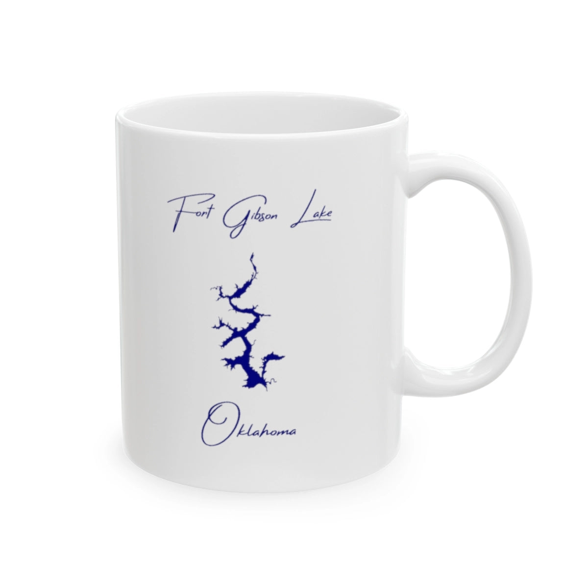 Oklahoma  Fort  Gibson  Lake  Ceramic  Mug  other  position  view  from  right  11oz.webp