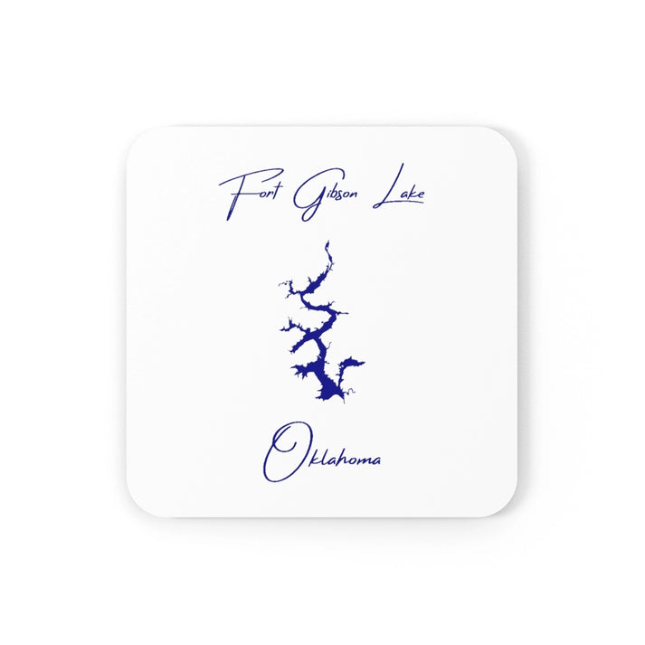 Oklahoma  Fort  Gibson  Lake  Coaster  Set  front  position  view  from  front  3.75  x  3.75.webp