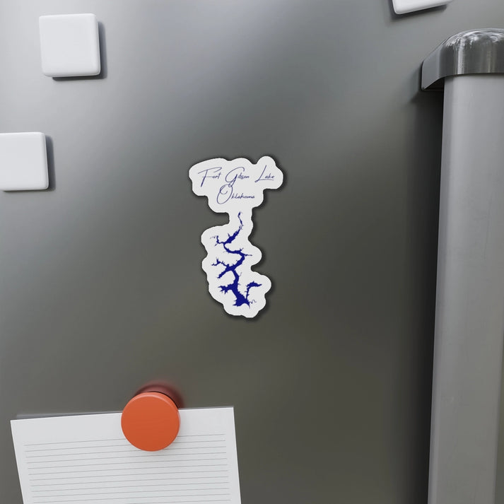 Oklahoma  Fort  Gibson  Lake  Die  Cut  Magnet  front  position  view  from  context-1  4  x  4.webp