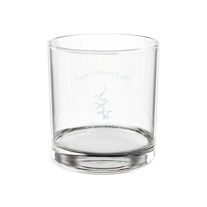 Oklahoma  Fort  Gibson  Lake  Engraved  Whiskey  Glass  other  position  view  from  front  10.5oz.webp